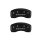 MGP 4 Caliper Covers Engraved Front & Rear Sonic Red finish silver ch
