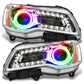 Oracle 11-14 Chrysler 300C SMD HL - Chrome - NON HID - ColorSHIFT w/ 2.0 Controller