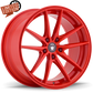 Konig Oversteer 17x8 5x114.3 ET45 Gloss Red
