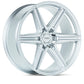 Vossen HF6-2 24x10 / 6x139.7 / ET25 / Deep Face / 106.1 - Silver Polished