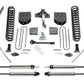 Fabtech 08-15 Ford F250 4WD w/o Factory Overload 8in Basic Sys w/Dlss Shks