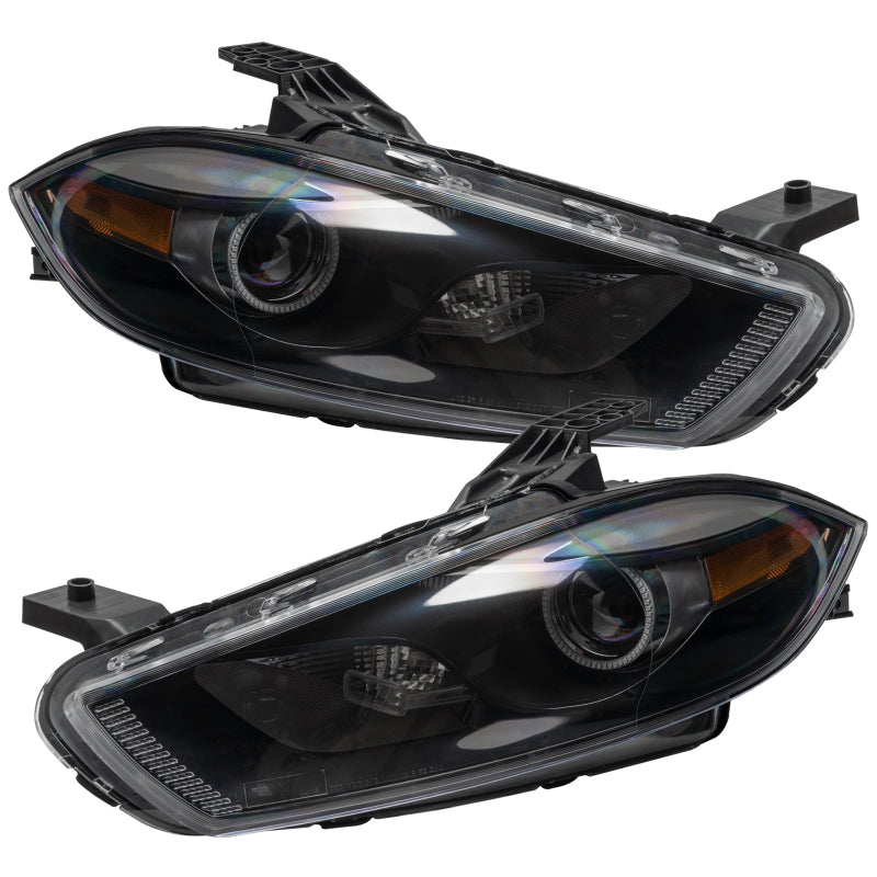 Oracle 13-14 Dodge Dart (HID Style) SMD HL - Black - White