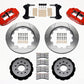 Wilwood Narrow Superlite 6R Front Hat Kit 14.00in Red 98-02 Camaro/Firebird