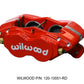 Wilwood Caliper-Forged Dynalite-M-Red 1.75in Pistons 1.00in Disc