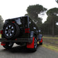 Rally Armor 18-22 Jeep JL Wrangler Red UR Mud Flap w/ Black Logo