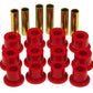 Prothane 74-77 Jeep Cherokee Front Spring & Shackle Bushings (w/ 1.25in OD Main Eye) - Red