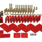 Energy Suspension Toy Land Cruiser Bodymount Set - Red