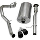 Corsa 09-13 Chevrolet Suburban 1500 5.3L V8 Black Sport Cat-Back Exhaust