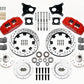 Wilwood Dynapro 6 Front Hub Kit 12.19in Drilled Red AMC 71-76 OE Disc w/o Bendix Brakes
