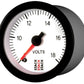 Autometer Stack 52mm 8-18V Pro Stepper Motor Battery Voltage Gauge - White