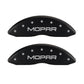 MGP 4 Caliper Covers Engraved Front & Rear MOPAR Red finish silver ch
