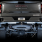 AWE Tuning 4th Gen GM 1500 5.3L 0FG Catback Split Rear Exit (Flat Bumper) - Quad Diamond Tips