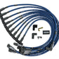 Moroso Chevrolet Small Block Ignition Wire Set - Ultra 40 - Unsleeved - HEI - Over Valve - Blue