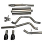 Corsa 14 GMC Sierra/Chevy Silv 1500 Crew Cab/Std. Bed 5.3L V8 Black Sport Dual Rear CB Exhaust