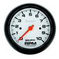 Autometer Phantom 3-3/8in 10000 PRM In-Dash Single Range Tachometer