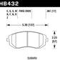Hawk 03-05 WRX / 08 WRX D929 DTC-60 Race Front Brake Pads