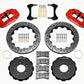 Wilwood Narrow Superlite 6R Front Hat Kit 12.88in Drill Red 2006-Up Civic / CRZ