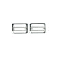 Rugged Ridge 97-06 Jeep Wrangler TJ Stainless Steel Side Marker / Turn Signal Euro Guard Set