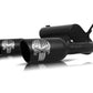 Gibson 12-17 Jeep Wrangler Sport 3.6L 2.5in Patriot Skull Series Cat-Back Dual Exhaust - Blk Ceramic