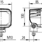 Hella Work Lamp Wa 0Gr Md1224 Dt Ub 1Ga