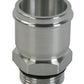 Moroso Electric Water Pump Hose Adapter -16An to 1-1/2in Hose - Raw Aluminum