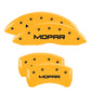 MGP 4 Caliper Covers Engraved Front & Rear Dodge Yellow Finish Black Char 2008 Dodge Durango