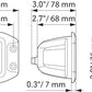 Hella Universal Black Magic 3.2in L.E.D. Cube Kit - Flood Beam (Flush Mount)