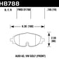 Hawk 15-17 VW Golf / Audi A3/A3 Quattro Front High Performance Brake Pads