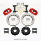 Wilwood Narrow Superlite 6R Front Hat Kit 13.06 Red 63-87 C10 w/ Wilwood Pro Spindles