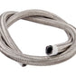 Torque Solution Stainless Steel Braided Rubber Hose -10AN 50ft (0.56in ID)