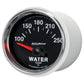 Autometer GS 52mm 100-250 Deg F Short Sweep Electronic Water Temperature Gauge