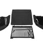 Rampage 18-21 Jeep Wrangler (JL) Unlimited Frameless TrailView Fastback Soft Top Kit - Black Diamond