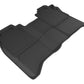 3D MAXpider 2016-2019 Nissan Titan Crew Cab Kagu 2nd Row Floormats - Black