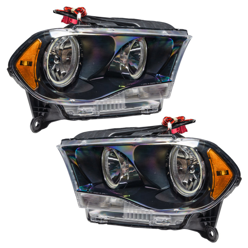 Oracle 11-13 Dodge Durango SMD HL Halogen - Black - ColorSHIFT