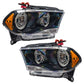 Oracle 11-13 Dodge Durango SMD HL Halogen - Black - ColorSHIFT w/ 2.0 Controller