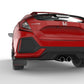 Rally Armor 17-19 Honda Civic Sport & Touring (Hatch) Black UR Mud Flap w/ Red Logo