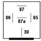 Hella Relay 12V 20/40A Spdt Res Wthr Bkt