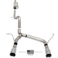 Corsa 07-18 Jeep Wrangler JKU 3.6L/3.8L 2.75in Sport Cat-Back Exhaust w/ 4in American Flag Tips