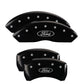 MGP Front set 2 Caliper Covers Engraved Front MGP Yellow finish black ch