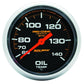 Autometer Liquid Filled Mechanical 66.7mm 140-280 deg F Oil Termperature Gauge Includes 6 ft Tubing