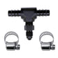 Nitrous Express 5/16 Fuel T 5/16 Hose Barb to 4AN Male