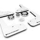 Rally Armor 20-22 Tesla Model Y White UR Mud Flap w/ Black Logo