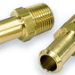 Moroso Fuel Hose Fitting - 3/8in NPT to 3/8in Hose - Brass - Single