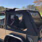 Rampage 18-21 Jeep Wrangler (JL) Unlimited Frameless TrailView Fastback Soft Top Kit - Black Diamond