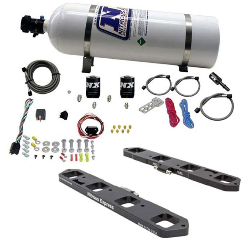 Nitrous Express Dodge Hemi  5.7/ 6.1/ 6.4 Direct Port Plate System w/ 15lb Bottle