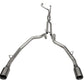 Corsa 21-22 Dodge Ram TRX Crew Cab Baja Catback Exhaust Dual Rear Gunmetal Tip