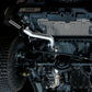 AWE Tuning 2021+ Ford Bronco 0FG Single Rear Exit Exhaust w/Diamond Black Tip & Bash Guard
