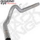 Diamond Eye 18-19 Ford 3.0L Powerstroke F150 - 4in Aluminized DPF Back Exhaust Kit w/ Tip 4512BRA-DE