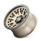 Dirty Life 9311 Enigma Pro 17x9/5x127 BP/-12mm Offset/71.5mm Hub Satin Gold Wheel - Beadlock