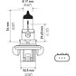 Hella Bulb H13 12V 60/55W P264T T4 +50